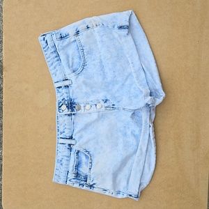 No Boundaries Button Fly Jean Shorts